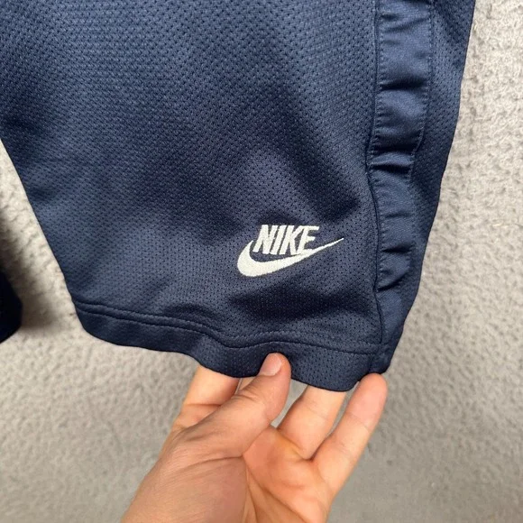 VTG Nike Track Pants Mens L Blue Pull On Lounge Athletic Y2K Basketball Gym - Picture 4 of 15